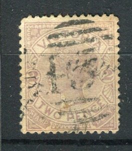 AUSTRALIA; VICTORIA 1880s early QV issue used 2d. value + POSTMARK