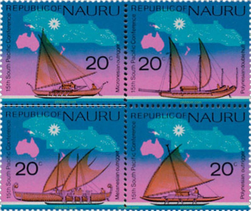 125772 MNH NAURU 1975 15 CONFERENCIA DE LA COMISION DEL PACIFICO SUR