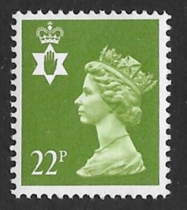 Great Britain-No.Ireland  #NIMH41   22p QE II -   (1) Mint NH