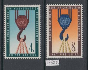 XG-X603 UNITED NATIONS - New York, 1960 Bank For Reconstruction MNH Set