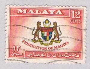 Malaya Federation 87 Used Federation COA (BP22418)