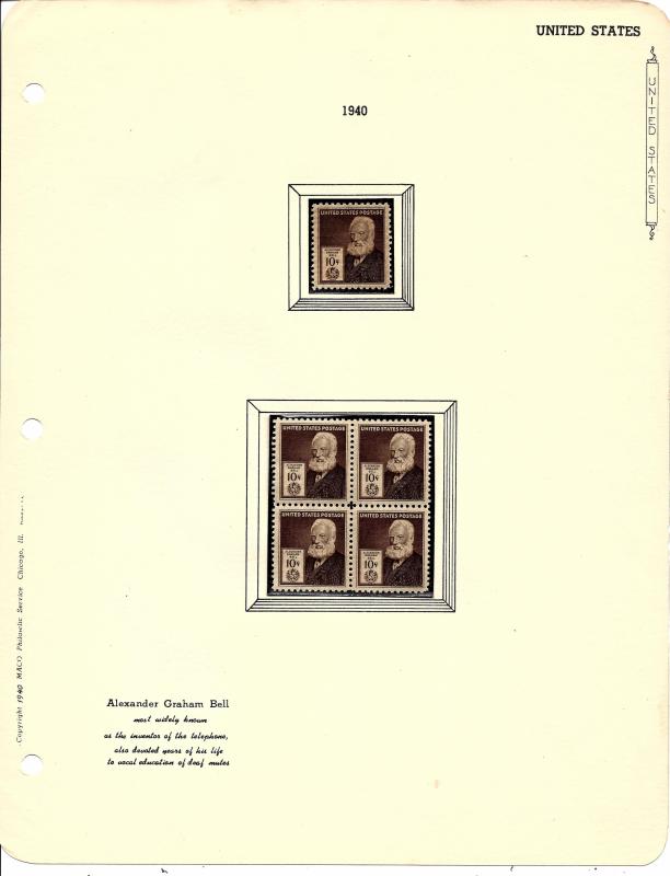 803-834,859-893 Mint,OG,NH... Blocks of 4... SCV $808.70... Two full sets++