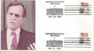 GHW Bush VP Inaugural Kennebunkport cancel 1985 #!