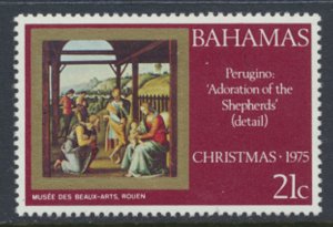 Bahamas  SG 454  SC# 383  MNH Christmas  1975  see scans and details 