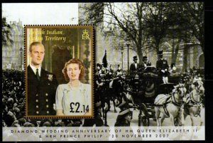 BRITISH INDIAN OCEAN TERR SGMS361 2007 DIAMOND WEDDING  MNH