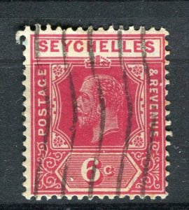 SEYCHELLES; 1920s early GV issue fine used Shade of 6c. value