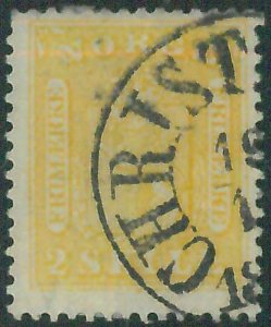 88251 - NORWAY - STAMP - MICHEL # 6 - FINE USED-