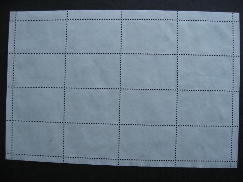 Canada WWII Sc 1260-3 a full sheet of 16 used! (so four used blocks!)