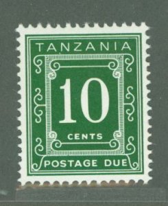 Tanzania #J2b Mint (NH) Single