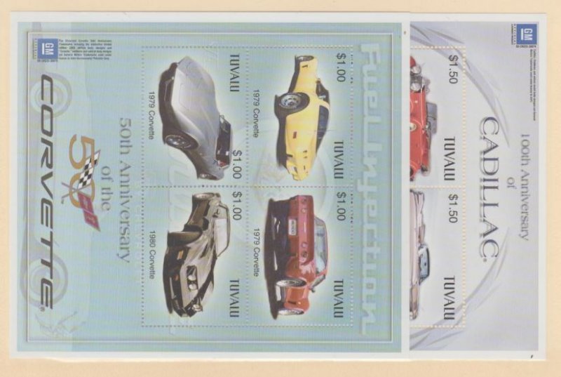 Tuvalu Scott #917-918 Stamps - Mint NH Souvenir Sheet Set