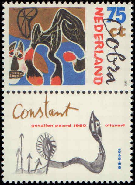 1988 Netherlands #733-735, Complete Set(3), Never Hinged