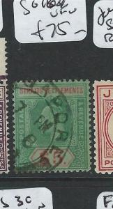 MALAYA  STRAITS SETTLEMENTS (P0410B) KE $5.00  SG 167  VFU