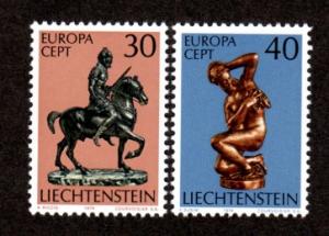 Liechtenstein # 543-544 Mint Europa!