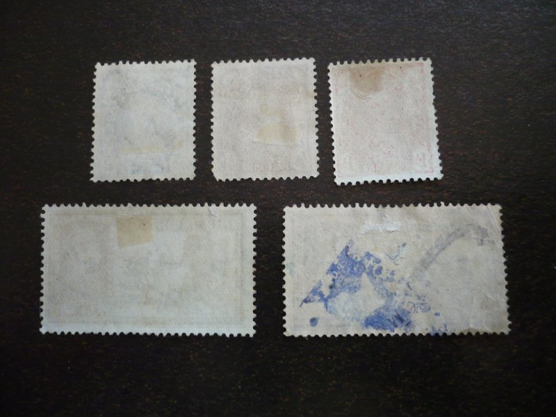 Stamps - India - Scott# 150,151,153,155,158 - Used Partial Set of 5 Stamps