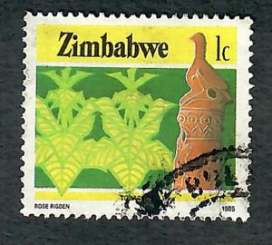 Zimbabwe #493 used single