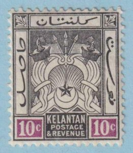 MALAYA - KELANTAN 6  MINT HINGED OG * NO FAULTS EXTRA FINE! - MWJ