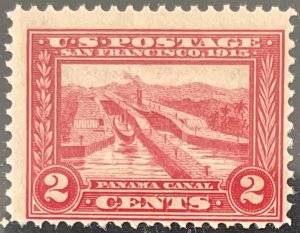 Scott #398 1913 2¢ Panama-Pacific Exposition Panama Canal perf. 12 MNH OG