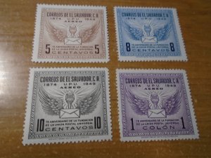 El Salvador  #  613/C122-24  MNH