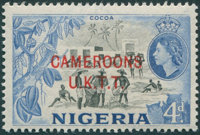 Cameroons UKTT 1960 4d black & blue SGT6 MNH