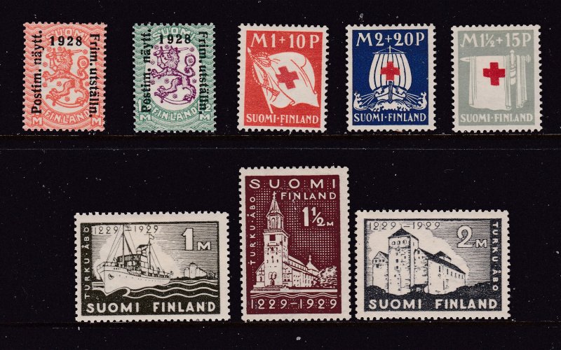 Finland a small lot of late 1920's MH