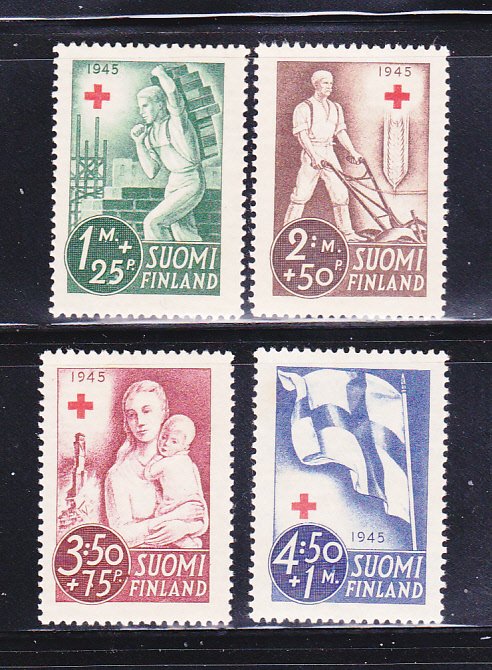 Finland B65-B68 Set MNG Red Cross (E)