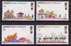 Jersey   #30-33  MNH  1970  battle of flowers   parade