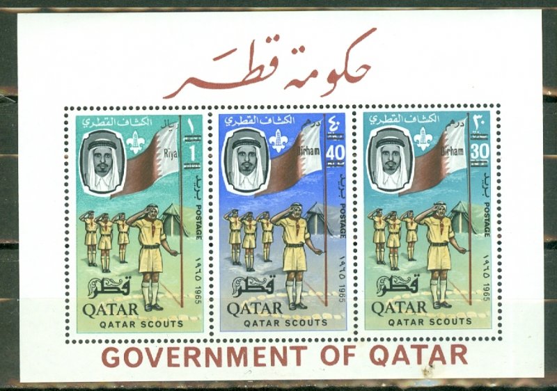 LL: Qatar 113E-G mint souv sheet CV $95