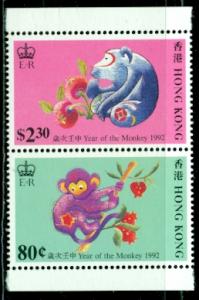 Hong Kong #615, 617  Mint VF NH  Scott $1.85   Pair