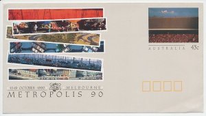 Postal stationery Australia 1990 World Association of Major Metropolises