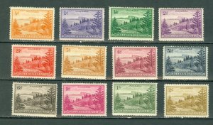 NORFOLK ISL. 1947 #1-12 SET MINT NO THINS