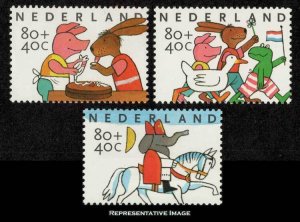 Netherlands Scott B708-B710 Mint never hinged.