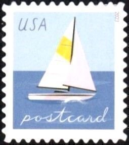 U.S.#5748 Sailboat (1) 48c Single, MNH. Postcard Rate