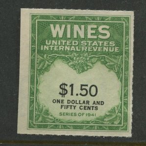 RE148  Wines Revenue Unused Stamp BY2163