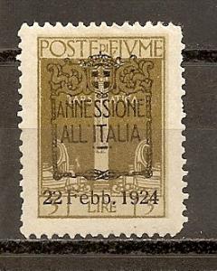 Fiume 207 MNH