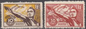 Indochina #241-2 MNH F-VF CV $5.15  (S107L)