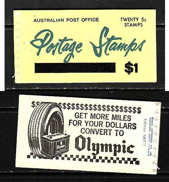 Australia-Sc#398a-unused complete booklet of 4 panes + interleaving pages