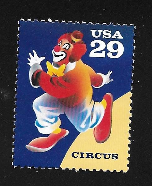 SC# 2750 - (29c) - Circus - clown - MNH single