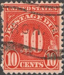 US Used 10 cent Scott #J84 Postage Due Fine