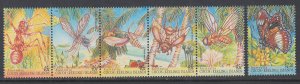 Cocos Keeling Islands 302-303 Insects MNH VF