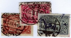 Germany SC#153-155 Used F-VF....Worth a Close Look!