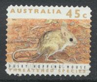 Australia SG 1329  Used perf 11½ Threatened Species - Hopping Mouse