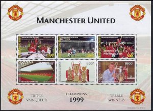 Benin 1999, Manchester united 6v m/s, MNH