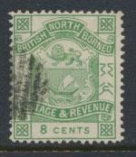 North Borneo  SG 43 blue green  Used    please see scans & details