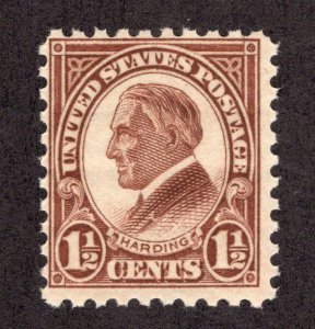 U.S. #582 AVG/MNH ~JM-2961