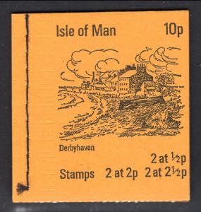 Isle of Man 12a,15a,16a Booklet MNH VF