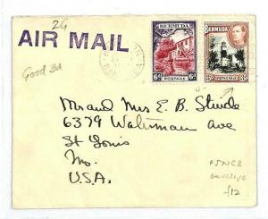 BERMUDA Hamilton USA Cover PSNCo Envelope 1938 {samwells-covers} CW148