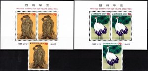 KOREA SOUTH 1983 Chinese New Year of The Rat. 2v & 2 Souvenir sheets, MNH