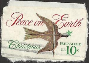 # 1552 USED CHRISTMAS DOVE AND WEATHER VANE SELF STICK