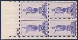 799 Hawaii,  F/VF or better OG NH, plate block of 4 ..MORE.. pbs0036