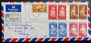 1963 Aukland New Zealand Airmail cover To Erie PA USA NAC Seal